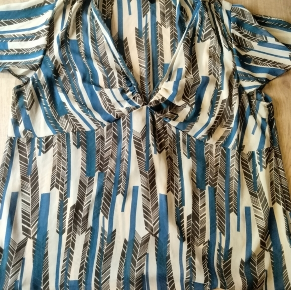 Lane Bryant Women's‎ Brown Top Size 26/28